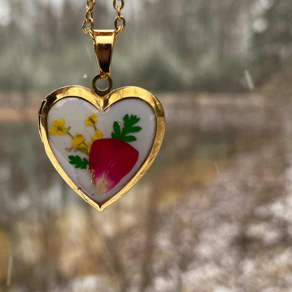 Pressed Flower Locket